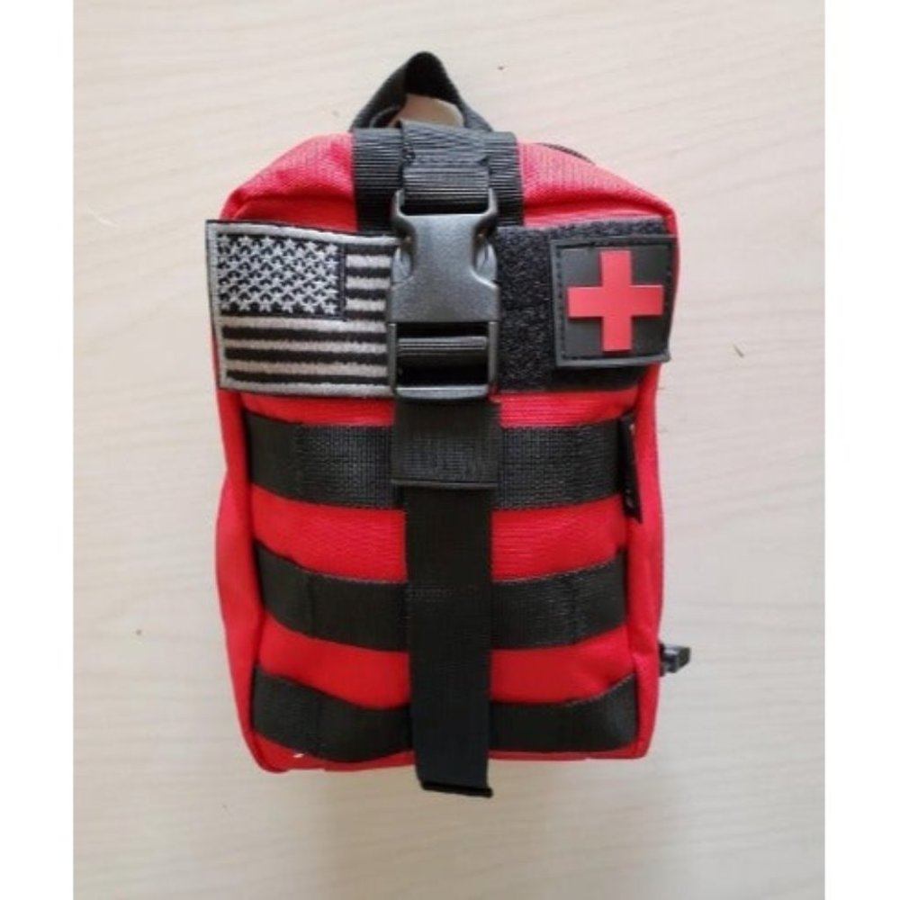 250 Pieces Survival First Aid Kit IFAK EMT Molle Pouch Survival Kit
